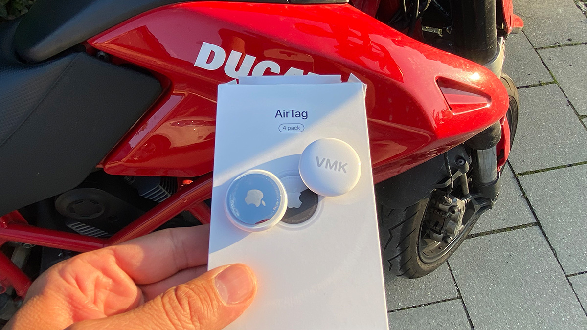 Motorrad-Tracking mit Apple AirTags
